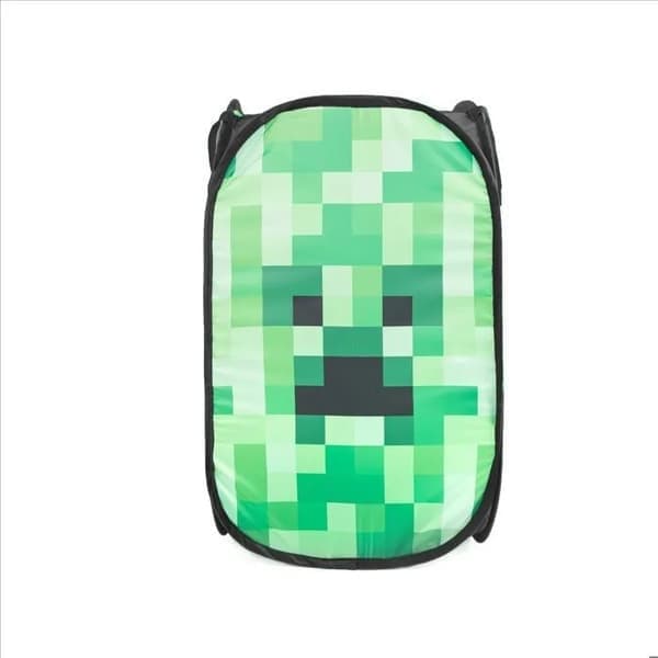 Minecraft Creeper sammenklappelig opbevaringskurv, 36x36x58 cm (H), 100% polyester