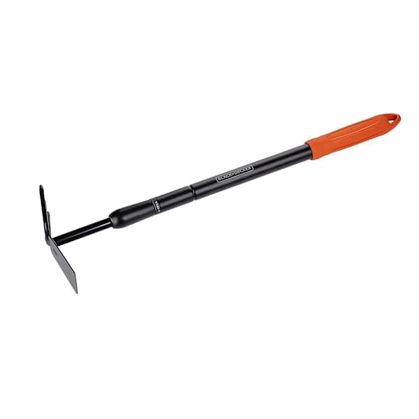 Black+Decker Teleskopisk Kultivator med Hakke