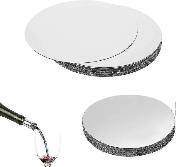100 stk sølv vinheller dryppstopp helleplate