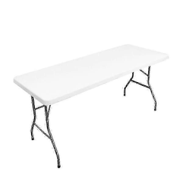 Premium hopfällbar picknickduk för rektangulära utomhusbord vit 153x76cm white 153x76cm