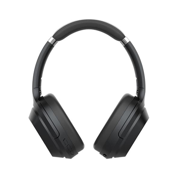 Aktive støjreducerende hovedtelefoner, trådløst Bluetooth-headset med over-ear mikrofon, 25 timers spilletid, foldbare bløde proteinørekopper