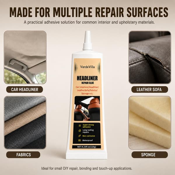 Taktrekk reparasjonslim, 120ML billim for interiørreparasjon