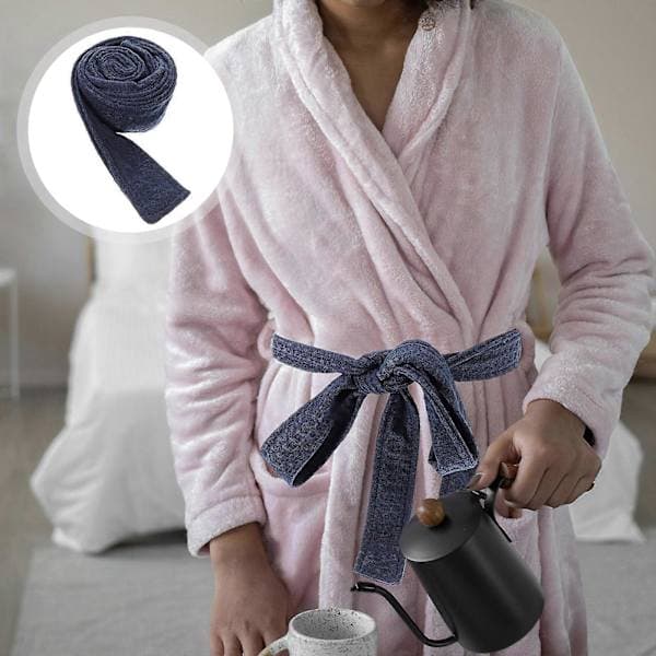 Mykt badekåpebelte til badekåpe, hotellbadekåpebelte, badekåpestropp for utskifting