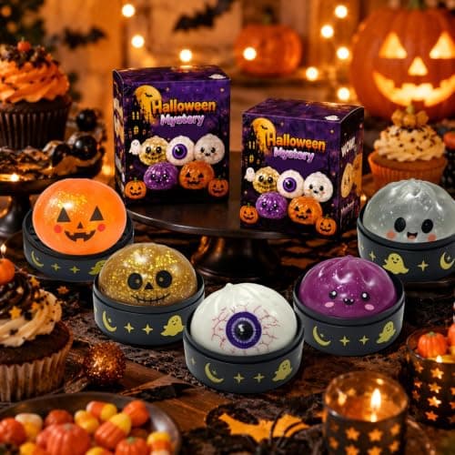 Halloween Squishies Dumpling Squishies Legetøj med Damper, #06 #06