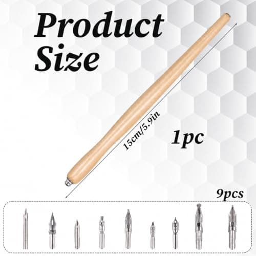 Styquenzer Doppenna med Träritpennahållare 10 st