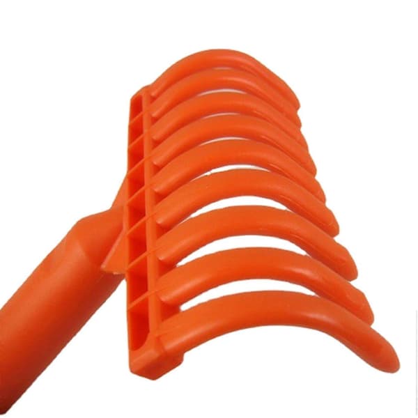 4X Olivenrivehoveder - 9-tands multifunktionel plastrive til olivenplukning, indvendig diameter 2,5 cm