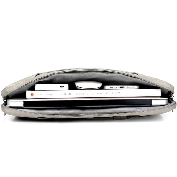 Laptopväska PU-läder 14 tum blå