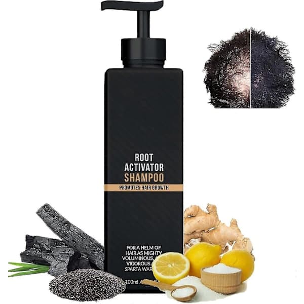 Root Activator Shampoo, Mane Root Activator Shampoo, Schampo Root Activator Främjar hårväxt för män hårförtjockande schampo - sju 1 st. 1pcs