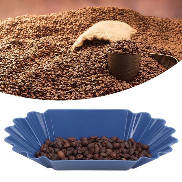 Kaffebönor Provbricka Displayfat Behållare Hem Kökstillbehör, Mörkblå