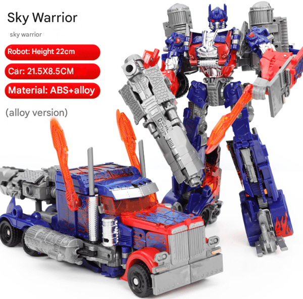 Transformers Robot Actionfigur Autobots - Legeringsmodel Legetøj - Den Bedste Gave til Børn Sky Warrior Sky Warrior