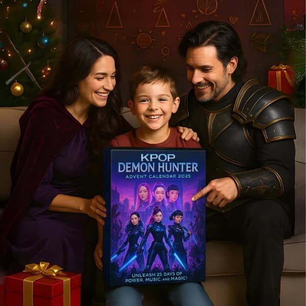 K-Pop Adventskalender 2025 Demon Hunter - 24 st 2D Akrylnyckelringar