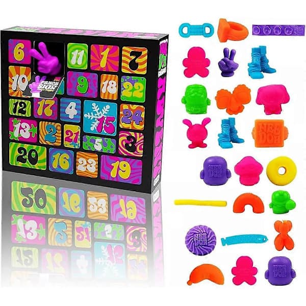 Nee Doh Squishmas Julekalender 2025, Jule Squishy Julekalender
