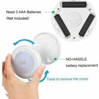 Rörelsesensorlampa LED Rörelsedetektor Skåpbelysning Batteridriven