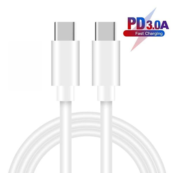 Apple USB-C–USB-C-latauskaapeli, 1 metri, valkoinen