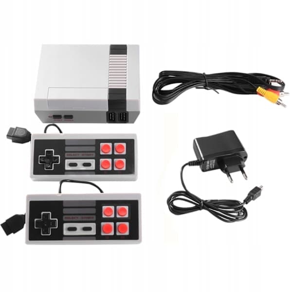 Retro Videospilkonsol med 620 Klassiske Spil og Dobbelte Controllere