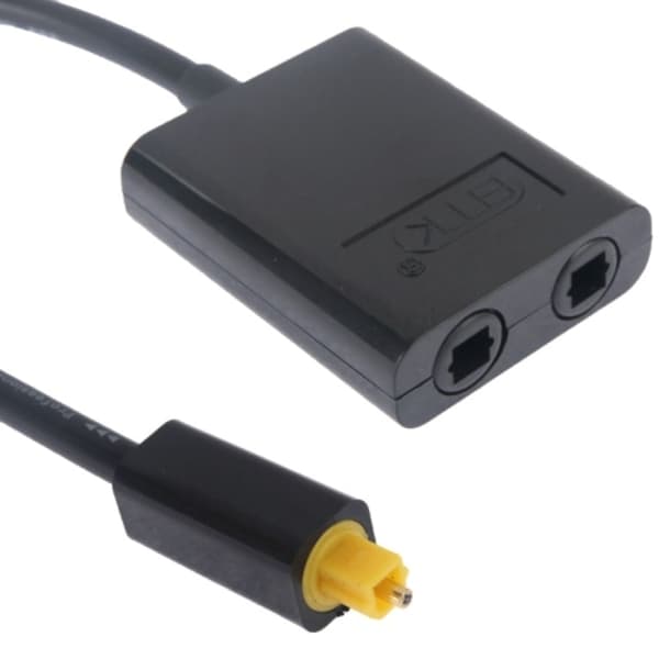 Toslink optisk splitter med doble utganger
