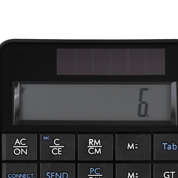 Mini 2.4G USB langaton 2-in-1 29 näppäimen numeronäppäimistö ja laskin LCD-näytöllä