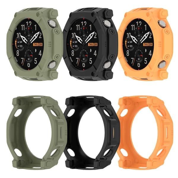 Beskyttelsesetui til Amazfit T - Rex Ultra 2 (sort)