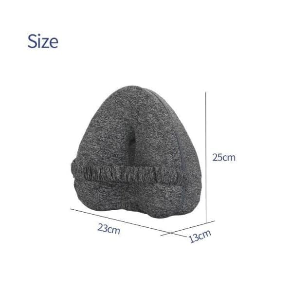 Ortopedisk Ergonomisk Benpute i Memory Foam - Kneepute Grå