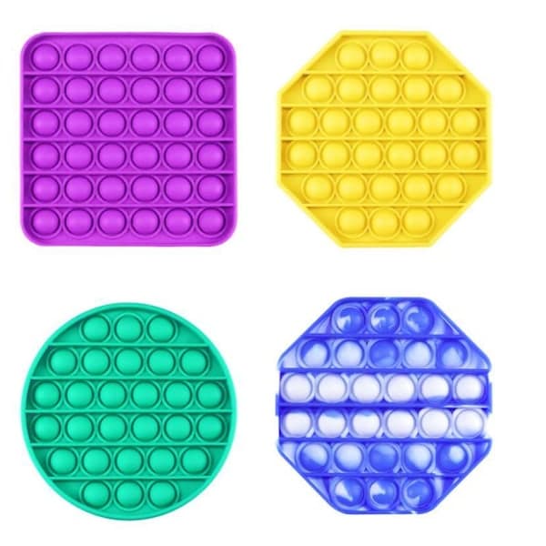 Popit Fidget Pop It CE-godkänd 4-pack Lila Lilla