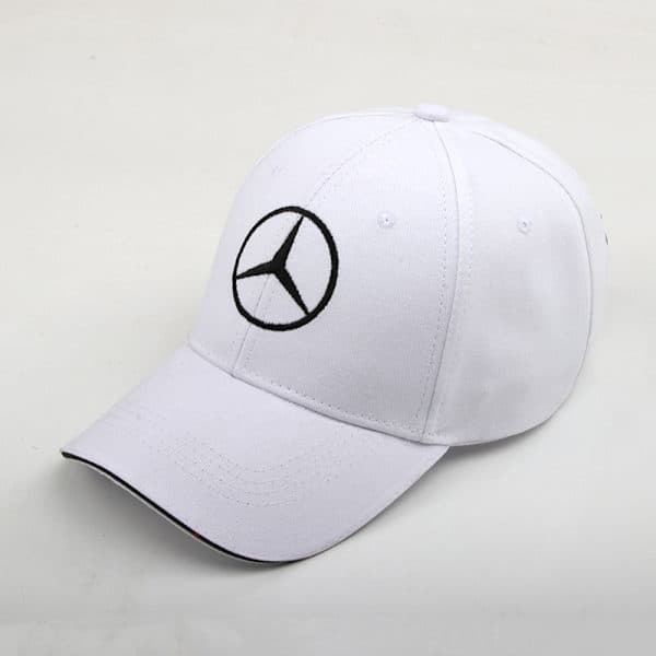 Benz original baseballcaps, unisex, hvit