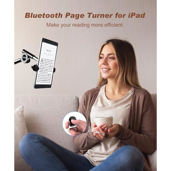 Bluetooth Tiktok Ring Fjärrkontroll, Kamera Video Musik Kontroll för Iphone Android Blå blue