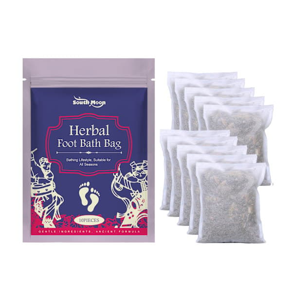 2025 Seneste Model HerbalFootBathPackMalurtEkstraktFodbadposeMiltFodbad