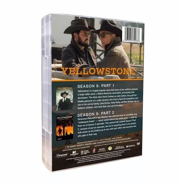 YELLOWSTONE The Complete Series Säsonger 1-5 Engelsk Version Box Set Ny