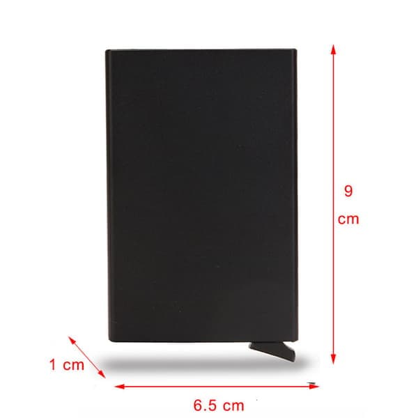 Pop-Up Kortholder Aluminium RFID-holder Gull