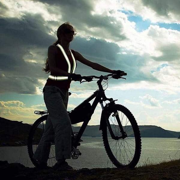 Refleksvest / reflekssele til løb og cykling - sort