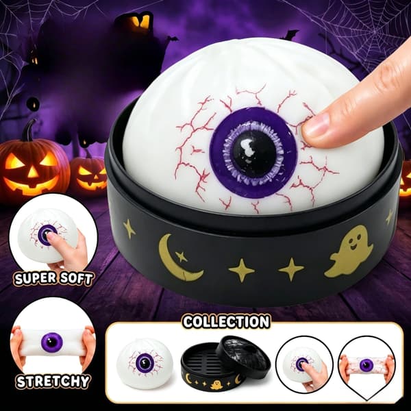 Halloween Squishies Dumpling Squishies Legetøj med Damper, #02 #02