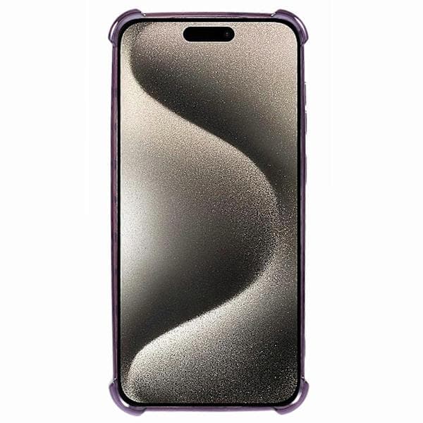Etui til iPhone 15 Pro Max Transparent TPU Mobil Etui Sødt Sidehjerte