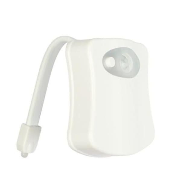 Farger LED Toalettlampe Bevegelsessensor Midnattslys