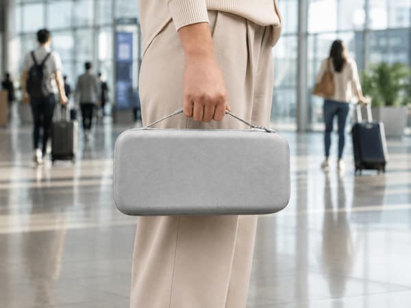 Hardt etui for Cricut Joy 2, EVA reiseveske, grå