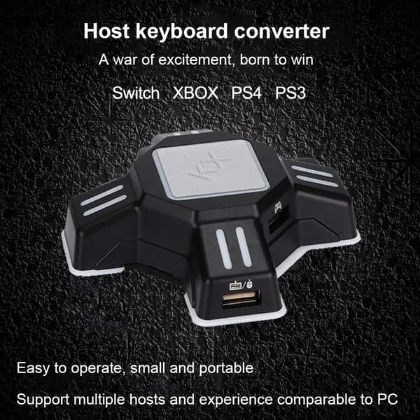 Gamepad til tastatur og mus adapterbokse kabel til Nintendo Switch/ Xbox One/ PS4/ PS3/ PC