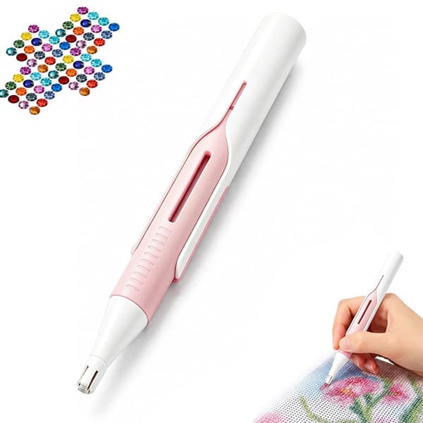 2026 Ny Bead Blitz Diamond Art Pen for 2,8 mm runde bor, rosa 1 STK