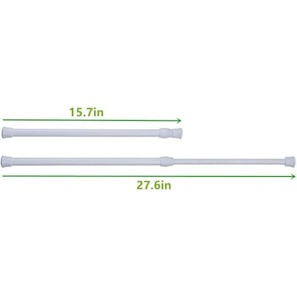 OBOSOE 2-pack Skåpskena Utdragbar 40-70cm, Vit