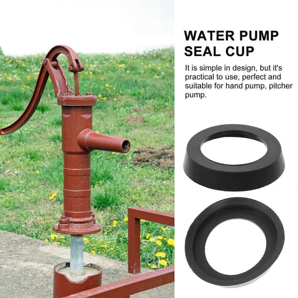 6st Universal Läder Handpump Kopp Tätning Vattenpump Tillbehör