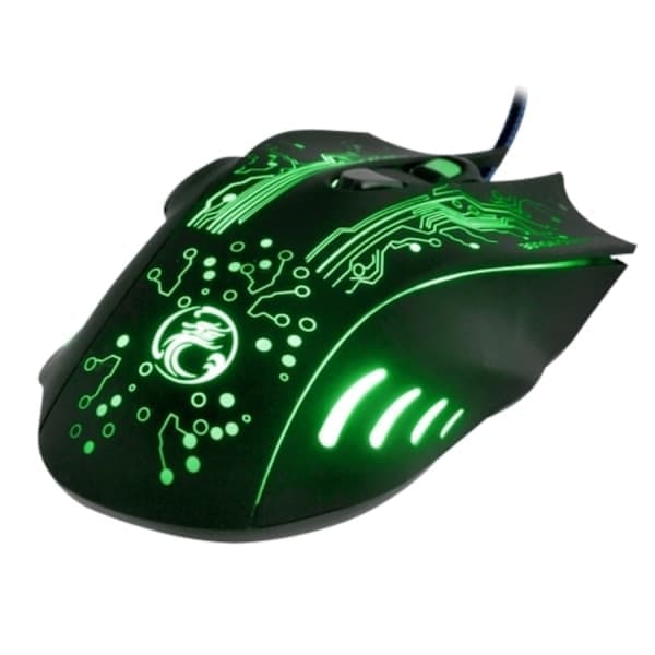 Gamingmus med skiftende lys / Computermus - Estone X9 Sort
