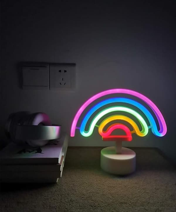 Regnbue LED-lys