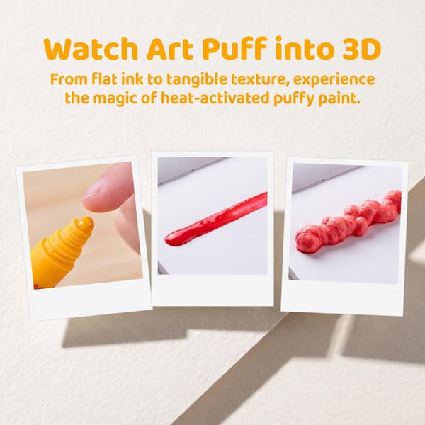 Popcorn-penne, 12 stk. DIY Bubble Puffy Tegnepenne Velegnet til 3D-maling