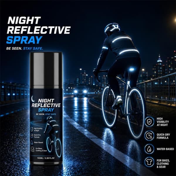 2 st nattreflekterande spray 100 ml sprayfärg fluorescerande färg 2 PCS