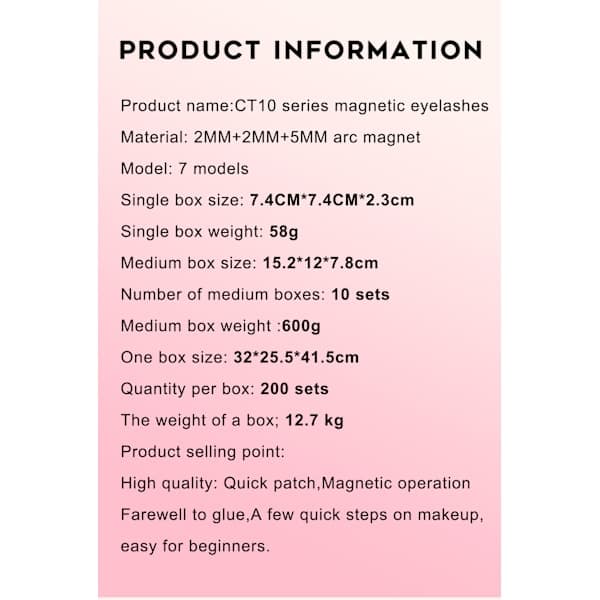 Magnetiskt ögonfransset
