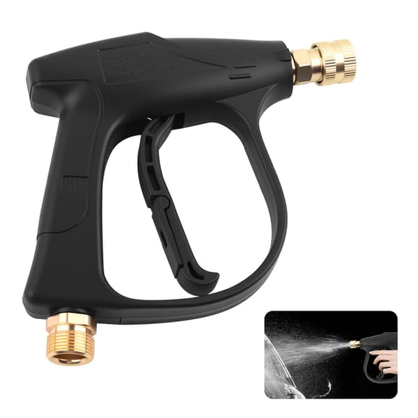 Højtryksspulerpistol til bil, kort højtryksspulerpistol