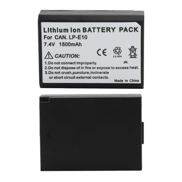 LPE10 litiumbatteri gjenbrukbart for CANON LP - E10 digitalkamera 1500mAh