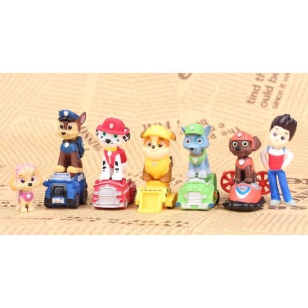 PAW PATROL 12 FIGURER Julklappar