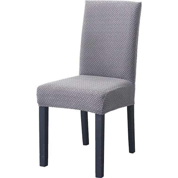 4 st moderna elastiska stretchstolsöverdrag stickad jacquard