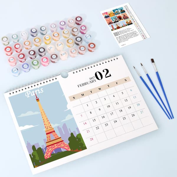 Lnjsipam Mal efter Tal Kalender 2027 - By Mal efter Tal som Gave City
