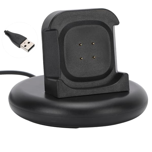 Klokkeladestasjon med magnetisk grensesnitt ladebase, passer til Fitbit Versa 3/Sense