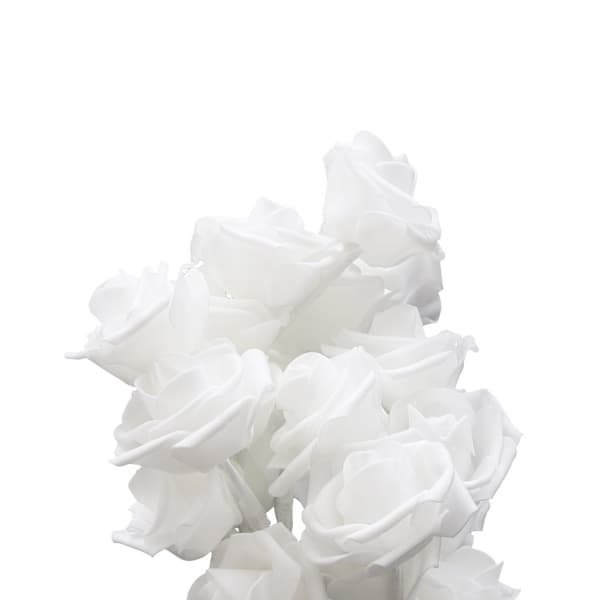 LED skrivebordslampe i roseform, blomstrende roselampe